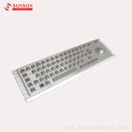 Anti-vandal nga Stainless Steel Keyboard